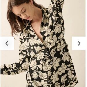 Primes a Brand New Black Floral Romper